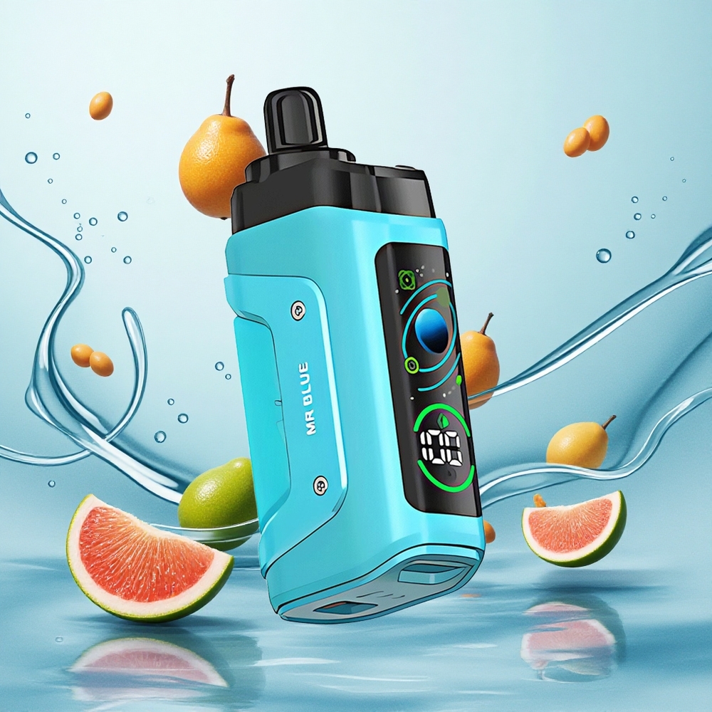 Razz Bar 45000 Puffs Eldobható Vape Állítható Légáramlás Mr Kék