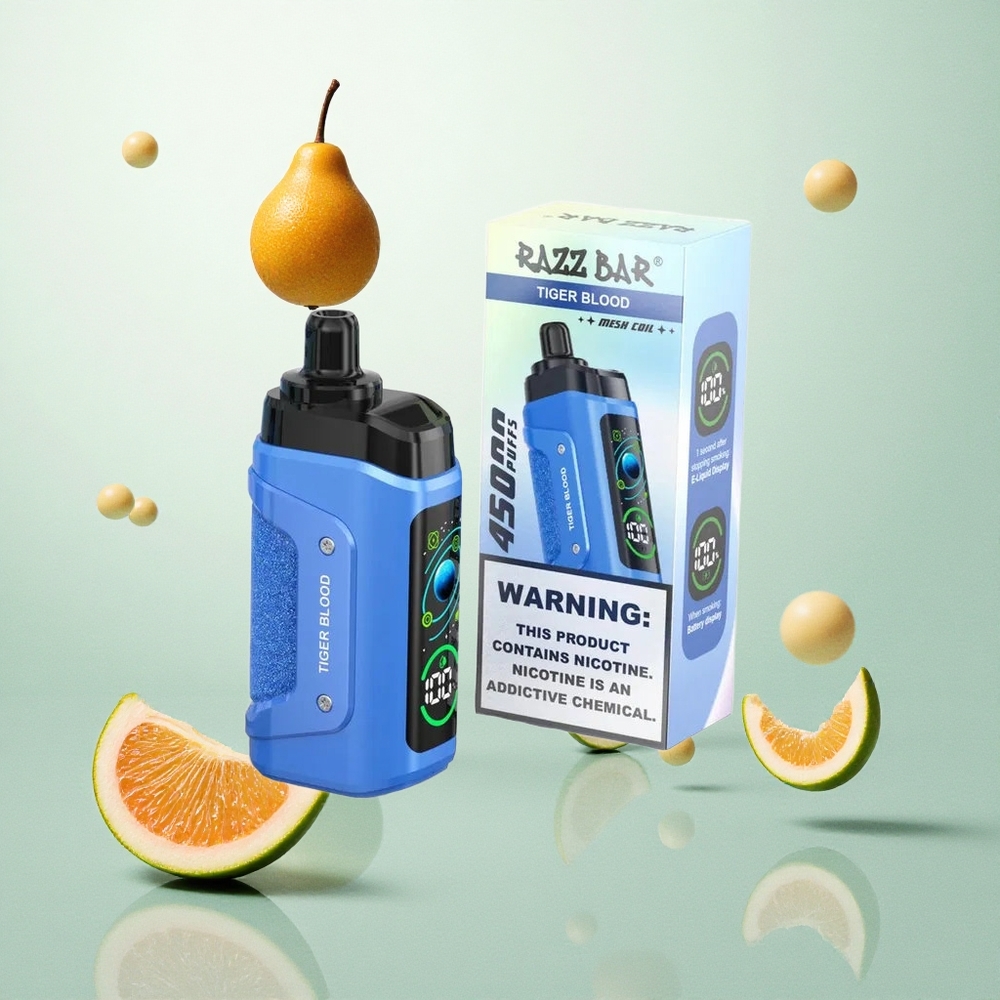 Razz Bar 45000 Puffs Eldobható Vape Állóvíz Íz 1.0 Ohm Mesh Coil