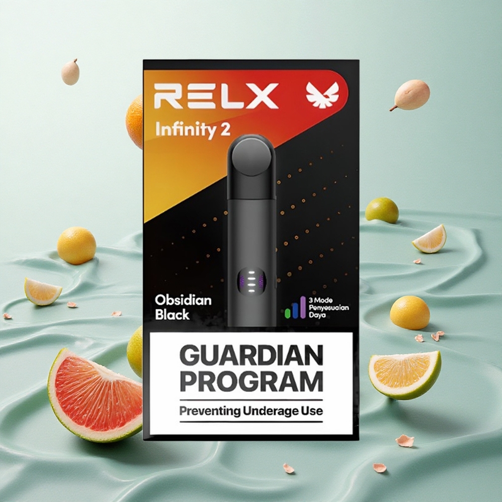 RELX Infinity 2 600-650 Puffs Darkaszteroida (1,9 ml tartály, fém kivitel)