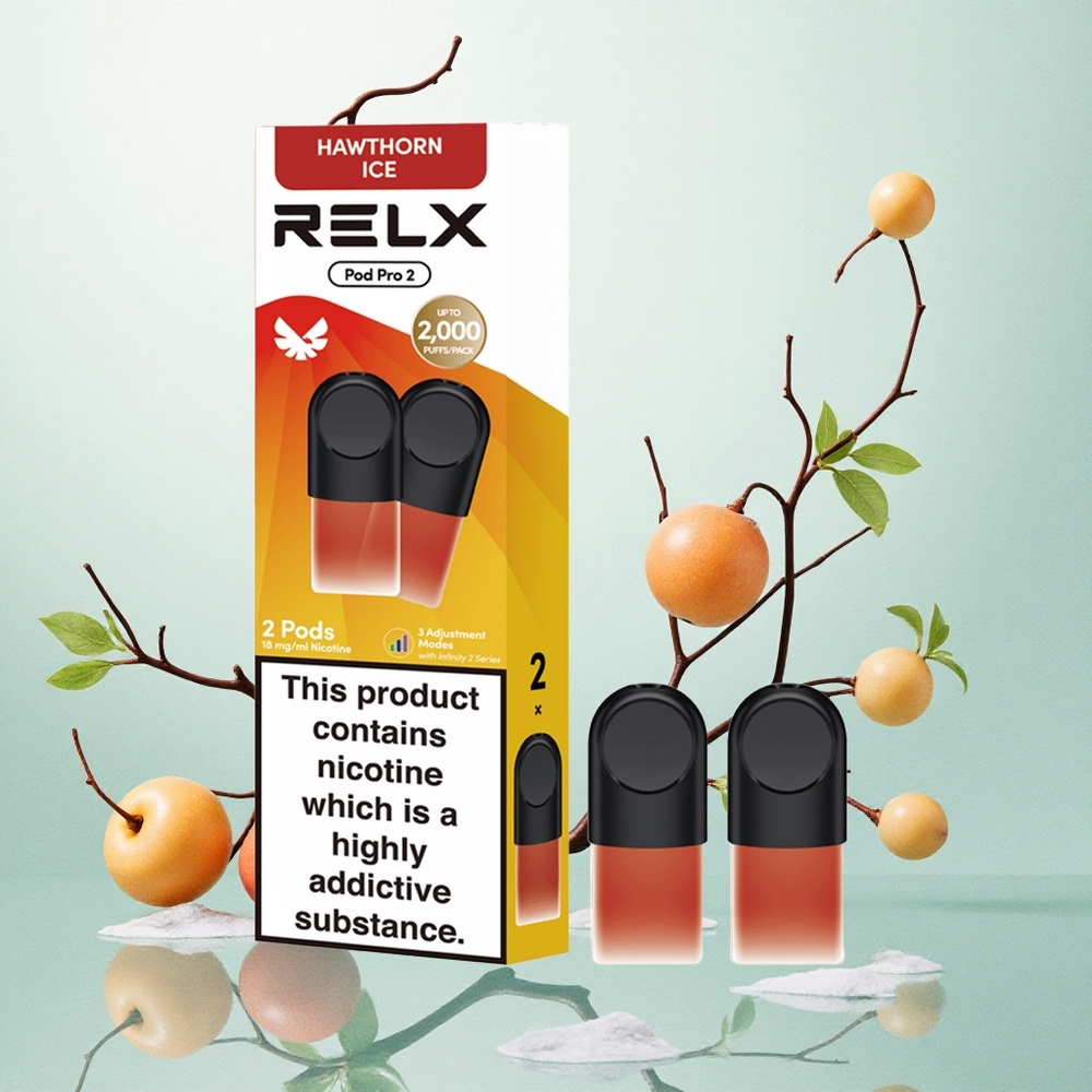 RELX Pod Pro 2 600 Puffs 1,8% nikotintartalmú Málnajég