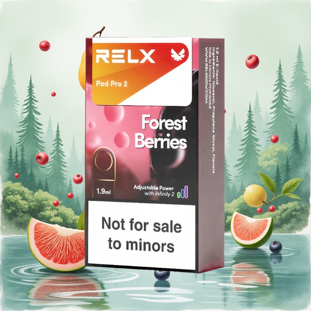 RELX Pod Pro 2 600 Puffs Erdői bogyók 0% nikotin