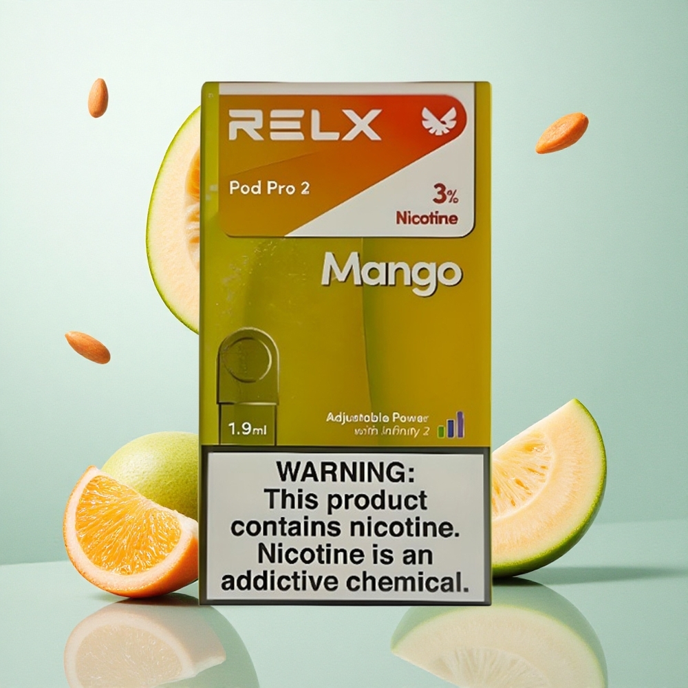 RELX Pod Pro 2 600 Puffs Mango Jég Nikotintartalom:3%