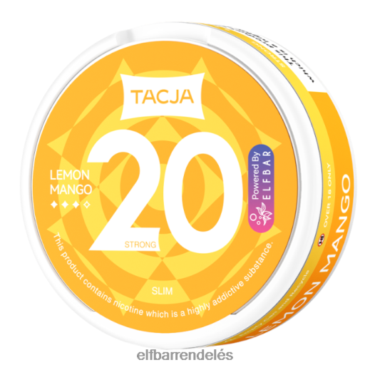 Elf Bar Bolt Budapest - ELFBAR tacja nikotin tasak - citrom mangó - 1db-20mg/g 6DL6ZV224