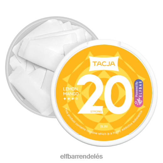 Elf Bar Bolt Budapest - ELFBAR tacja nikotin tasak - citrom mangó - 1db-20mg/g 6DL6ZV224