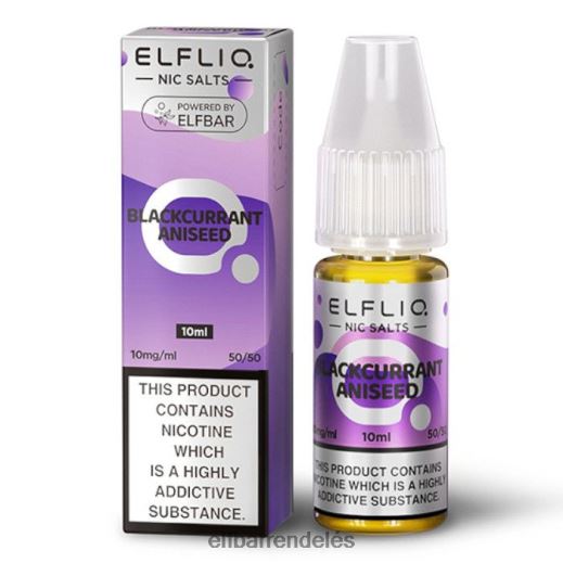 Elf Bar Budapest Shop - ELFBAR elfliq nic sók - feketeribizli ánizs - 10ml-10 mg/ml 6DL6ZV177