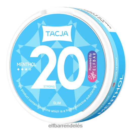 Elf Bar Budapest Shop - ELFBAR tacja nikotin tasak - mentol - 1db-18mg/g 6DL6ZV222