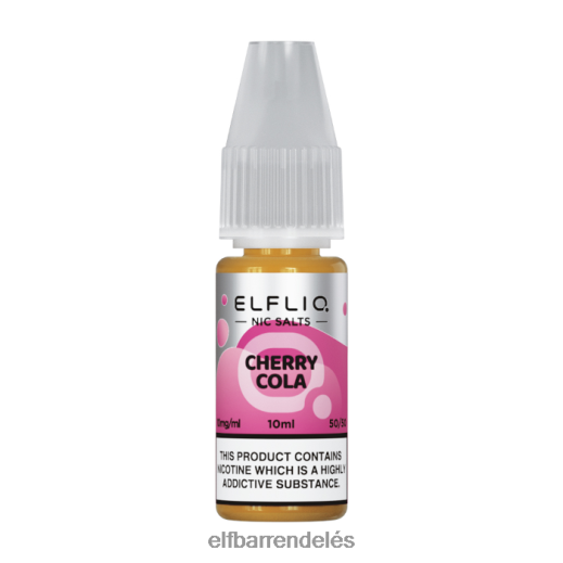 Elf Bar Rendelés - ELFBAR elfliq nic-sók - cseresznye kóla - 10ml-10 mg/ml 6DL6ZV196