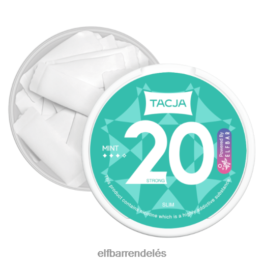 Elf Bar Rendelés - ELFBAR tacja nikotin tasak - menta - 1db-12mg/g 6DL6ZV231