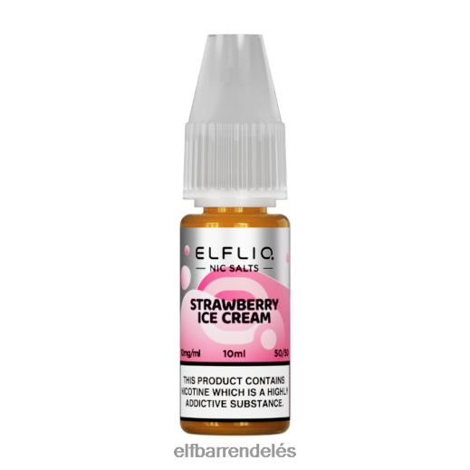 Elf Bar Rendelés Magyarország - ELFBAR elfliq nic salts - eper hó - 10ml-20 mg/ml 6DL6ZV183