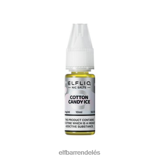 Elf Bar Rendelés Magyarország - ELFBAR elfliq vattacukor jeges nicsók - 10ml-10 mg/ml 6DL6ZV213