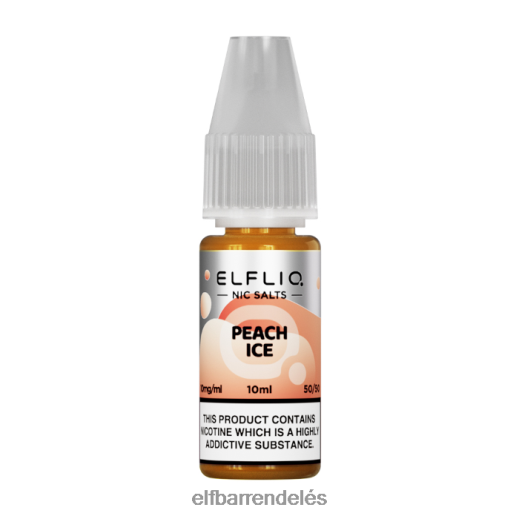 Elf Bar Rendelés Olcsón - ELFBAR elfliq nic sók - őszibarack jég - 10ml-10 mg/ml 6DL6ZV185