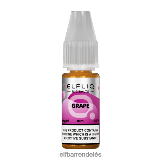 Elf Bar Rendeles Olcson - ELFBAR elfliq nic sók - szőlő - 10ml-10 mg/ml 6DL6ZV191