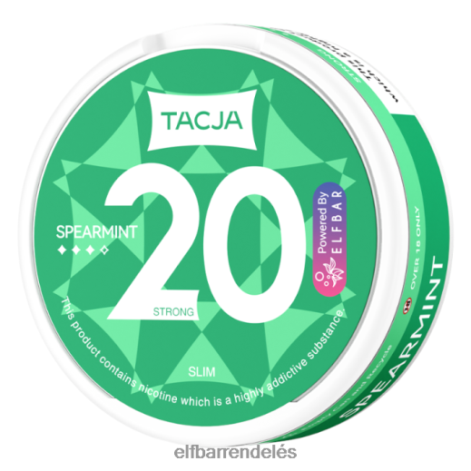 Elf Bar Vape Budapest - ELFBAR tacja nikotin tasak - fodormenta - 1db-12mg/g 6DL6ZV225