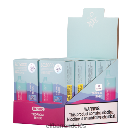 Elf Bar 5000 Slukk - ELFBAR trópusi spoal bc5000 fogyasztó - egyszeri - 40mg 6DL6ZV244
