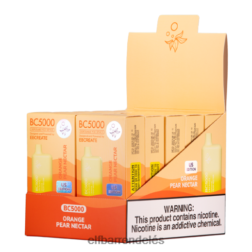 Elf Bar Rendeles Olcson - ELFBAR narancskörte nektár bc5000 fogyasztó - 50mg - egyszeri 6DL6ZV251