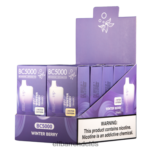 Elf Bar Rendeles Olcson - ELFBAR téli bogyó bc5000 fogyasztó - 50mg - egyszeri 6DL6ZV281