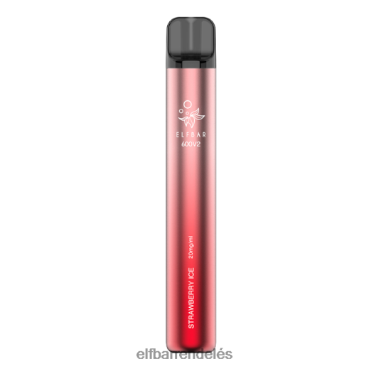 Elf Bar Bolt Budapest - ELFBAR 600v2 eldobható vape - 20mg 6DL6ZV14 eper jég