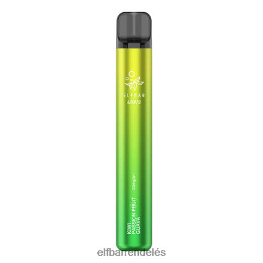 Elf Bar Budapest Shop - ELFBAR 600v2 eldobható vape - 20mg 6DL6ZV12 kivi maracuja guava