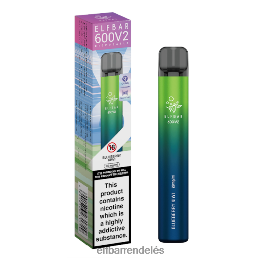 Elf Bar Magyarország - ELFBAR 600v2 eldobható vape - 20mg 6DL6ZV23 áfonyás kivi