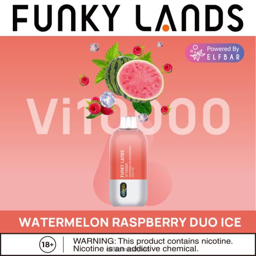 Elf Bar Magyarország - ELFBAR funky lands legjobb ízű eldobható vape vi10000 jeges sorozat 6DL6ZV458 áfonyás szőlő duó jég