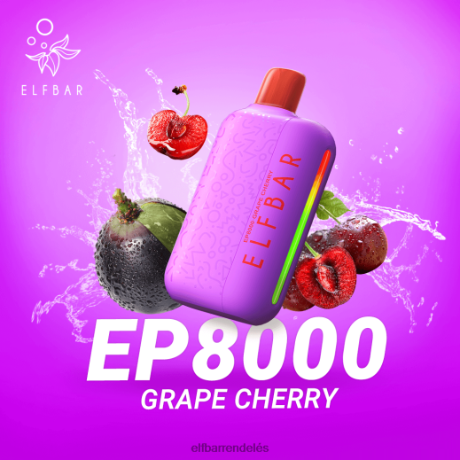 Elf Bar Rendelés - ELFBAR eldobható vape új ep8000 puff 6DL6ZV361 szőlőjég