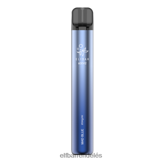 Elf Bar Rendelés Olcsón - ELFBAR 600v2 eldobható vape - 20mg 6DL6ZV20 őrült kék