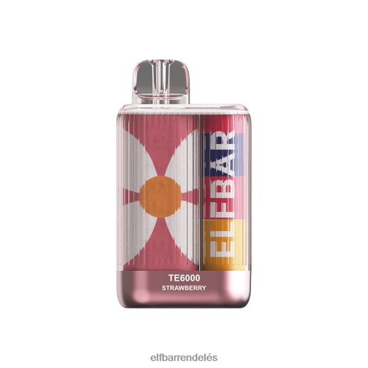 Elf Bar Rendelés Olcsón - ELFBAR eldobható vape te6000 eper kombók 6DL6ZV395 eperfagylalt