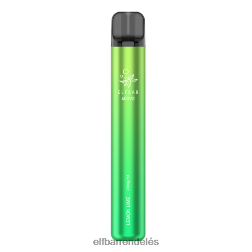 Elf Bar Vape Budapest - ELFBAR 600v2 eldobható vape - 20mg 6DL6ZV15 zöld citrom