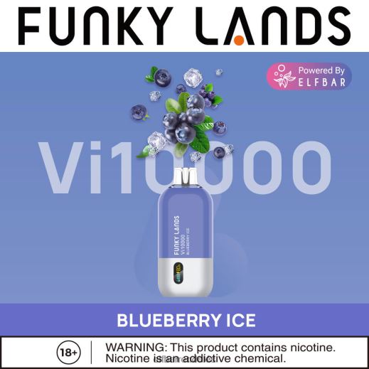 Elf Bar Vape Budapest - ELFBAR funky lands eldobható vape vi10000 puff 6DL6ZV465 áfonyás rózsa menta