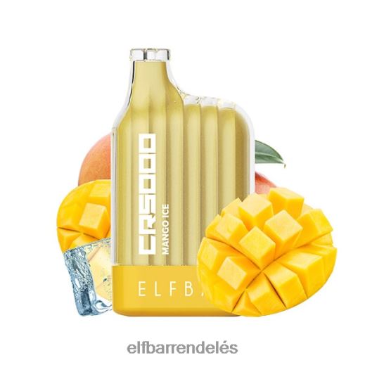 Elfbar Rendeles - ELFBAR cr5000 eldobható vape 5000 fújás 6DL6ZV332 mangó jég