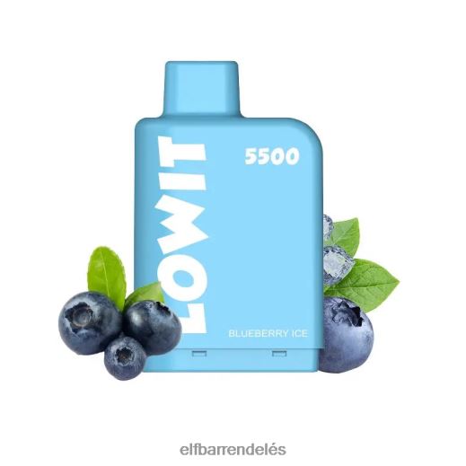 Elf Bar Rendelés Olcsón - ELFBAR előretöltött pod lowit 5500 puff 2%nic 6DL6ZV440 áfonyás jég