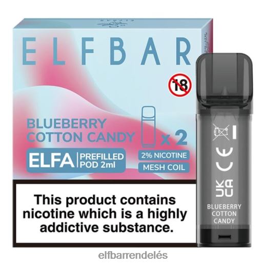 Elf Bar Rendelés Olcsón - ELFBAR elfa előretöltött hüvely - 2ml - 20mg (2 csomag) 6DL6ZV110 citrommenta