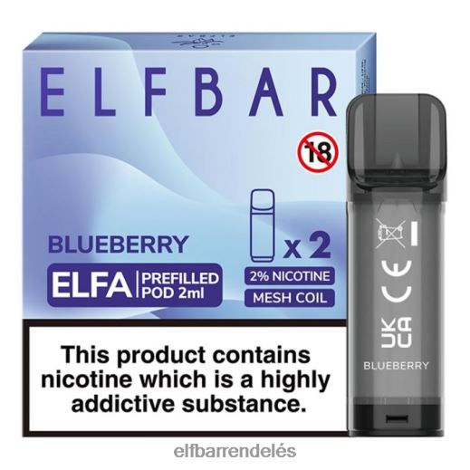 Elf Bar Rendelés Olcsón - ELFBAR elfa előretöltött hüvely - 2ml - 20mg (2 csomag) 6DL6ZV110 citrommenta