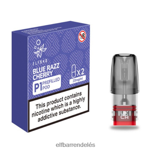 Elf Bar Vape Budapest - ELFBAR mate 500 p1 előretöltött hüvely - 20 mg (2 csomag) kék razz cseresznye 6DL6ZV165