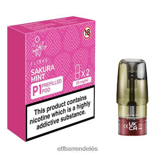 Elfbar Rendeles - ELFBAR mate 500 p1 előretöltött hüvely - 20mg (2 csomag) sakura menta 6DL6ZV167